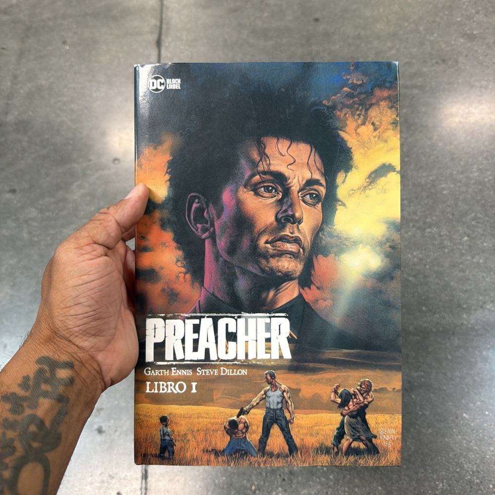 Preacher Book Libro 1 HC DC Comics Spanish Español Black Label New Garth Ennis